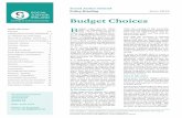 Budget Choices - Dáil Éireann · mentum of recent successive budgets has been in the direction of exacer-bating inequality and providing in- adequate resources for infrastructure