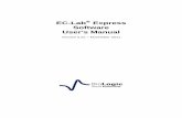 EC-Lab Express Software User's Manual Echem/ECLab... · EC-Lab Express Software User's Manual ii AVOID UNSAFE EQUIPMENT The equipment may be unsafe if any of the following statements