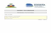 GUIDE TECHNIQUE · 2014-02-08 · 5.1.2 GUI1 1/42 Note aux lecteurs Les prescriptions techniques générales s’appliquent aux opérations à réaliser en Haïti et relevant du champ