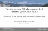 Contemporary ED Management of Patients with Chest Pain · - “External validation of three emergency department rapid rule-out ... Bristol-Meyers Squibb/Pfizer, Servier, Novartis,