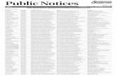 Public Notices - Business Observer · Public Notices PAGES 21-36 THE BUSINESS OBSERVER FORECLOSURE SALES ... 11-2013-CA-001409-0001 9/22/2014 Bank of America vs. Emilio Garrido et