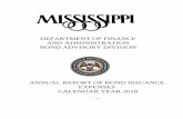 DEPARTMENT OF FINANCE AND ADMINISTRATION BOND … · $60,000,000 Mississippi Business Finance Corporation Taxable Industrial Development Revenue Bonds, 16 Series 2018 ... (Meridian