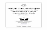 Georgia State Supplements and Amendments to the International Energy Conservation Code · 2020-02-28 · The INTERNATIONAL ENERGY CONSERVATION CODE, 2009 Edition, published by the