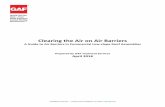 Clearing the Air on Air Barriers - GAF.com · Air barrier requirements are addressed in the International Energy Conservation Code (IECC). IECC is a model code used as the basis of