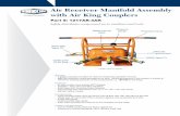 Air Receiver Manifold Assembly with Air King Couplers · Air Receiver Manifold Assembly with Air King Couplers Part #: 1217AR-4AK ... Filter General Safety Statement Dixon's couplings