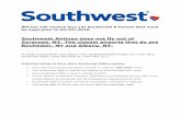 Southwest Airlines does not fly out of Syracuse, NY. The ...Southwest Airlines does not fly out of Syracuse, NY. The closest airports that do are Rochester, NY and Albany, NY. To make