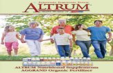 G1670 - ALTRUM Retail Catalogabsoluteperformancesynthetics.com/pdf/ALTRUMCatalog.pdf · and ALTRUM Testimonials Pages 20-23 Good health is a priceless treasure. Secure your health