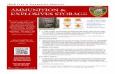 JBER FIRE & EMERGENCY SERVICES AMMUNITION & … · Explosive Facility License must be displayed at the licensed explosives storage location. Update the Explosive Facility Licenseeach