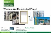 Window-Wall Integrated Panel€“2019-ornl-lbnl-window...Dr. Charlie Curcija is PI in LBNL’s Building Technologies (BT) Department. He is a heat transfer expert and is leading research
