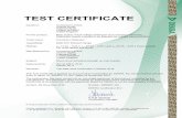 TEST CERTIFICATE - Contactum LtdANNEX TO DEKRA TEST CERTIFICATE 4600097.100 Page 1of 1 Overview of product evaluation according to IEC 61439-3: * Note: This test certificate concerns