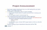 Project Announcementswtv.kaist.ac.kr/courses/cs550-07/ch9.pdf · 2012-04-03 · CS550 Intro. to SE Spring 2007 1 Project Announcement Each team leader should send me an e-mail saying