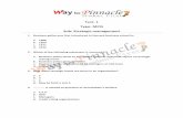 Test- 1 Type: MCQ Sub: Strategic management PAPER/Test 1(SM).pdf · Type: MCQ . Sub: Strategic management 1. Business policy was first introduced in Harvard business school in; a.