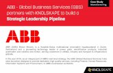 Manufacturing ABB - Global Business Services (GBS) Resources/Case-Studies/KNOLSKAPE_ABB_casestudy.pdfABB (ASEA Brown Boveri), is a Swedish-Swiss multinational corporation headquartered