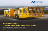 HENCON TRANSVERS PT-16...HENCON TRANSVERS PT-16 HENCON TRANSVERS PT-16 Mobile vehicle for comfortable and safe transportation of personnel in underground mines. Overall design and