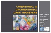 CONDITIONAL & UNCONDITIONAL CASH TRANSFERS · Definition Advantages Disadvantages Functional: Degree of “Inability to work” •Conceptually appropriate •Consider full set of