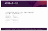 Power System Security Guidelines · POWER SYSTEM SECURITY GUIDELINES Doc Ref: SO_OP_3715 23 September 2019 Page 7 of 47 1. INTRODUCTION 1.1. Purpose and application These Power System