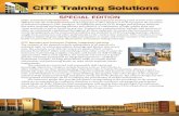 CITF Training SolutionsCITF Training Solutions - United … · 2019-04-22 · CITF: Curriculum Development. ˜e Carpenters International Training Fund (CITF) is the entity a˚liated