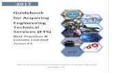 Guidebook for Acquiring Engineering Technical Services (ETS)proposals to trade off cost or price for the non-cost or price factors (i.e., technical innovation, management capability,