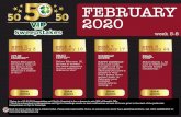 february - NJ Lottery · enough to be born in the month of February you have a chance to win!* Don’t worry if you weren’t born in February your birthday month will be coming :-)