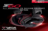 For: PC I Xbox 360 I PC Mac I 60 - Turtle Beach Corporation · 2019-01-19 · Congratulations on your purchase of the Ear Force Z60 headset from Turtle Beach. Designed for PC gaming,