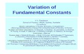 Variation of Fundamental Constants - Melbourne, the 3D world as variation of fundamental constants.