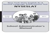 New York State English As A Second Language Achievement ...The New York State English as a Second Language Achievement Test (NYSESLAT) is designed to annually ... information about