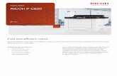 RICOH P C600 - Datasharp Independent Solutions LtdRicoh's P C600 is a faster and more efficient workgroup printer. With its compact design and tilting control panel it could be the
