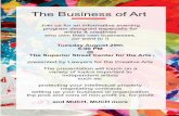 The Business of Art - Lawyers for the Creative Arts Business of Art... · The Superior Street Center for the Arts presented by Lawyers for the Creative Arts The presentation will