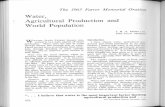 Water, agricultural production and world population...Water, Agricultural Production and World Population ILLIAM JAMES FARRER became con- cerned in two main aspects Of wheat production,