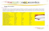 Egg Powder Food products is known as in India Omma Agro ...tajagroproducts.com/pdf/Egg Powder.pdf · Egg Powder Egg Powder Food products is known as in India Omma Agro Products Manufacturers,
