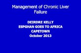 Management of Chronic Liver Failure - University of Cape Town · 2013-12-11 · Chronic Liver Disease - Chronic viral hepatitis (B&C) - Autoimmune hepatitis Type I (ANA, SMA +ve)