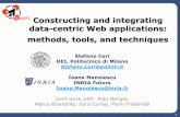WebML Constructing and integrating data-centric Web applications…pages.saclay.inria.fr/ioana.manolescu/SLIDES/CeriManoles... · 2012-05-29 · 1 WebML Constructing and integrating