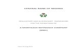 REGULATORY AND SUPERVISORY FRAMEWORK FOR THE OPERATIONS … Refinance... · 2014-01-30 · REGULATORY AND SUPERVISORY FRAMEWORK FOR THE OPERATIONS OF MORTGAGE REFINANCE COMPANY (MRC)