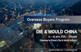 DIE & MOULD CHINAThe DIE & MOULD CHINA is one of the world’s largest and most important mould event focusing on the commercial and technical aspects of the industry. Every major