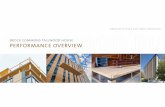 BROCK COMMONS TALLWOOD HOUSE PERFORMANCE OVERVIEW · aimed to advance the design and production of engineered wood products in Canada and demonstrate that wood is a viable structural