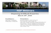 U.S. Department of Housing and Urban Development NSP Webinars - HUD Exchange · 2019-03-16 · U.S. Department of Housing and Urban Development • Community Planning and Development