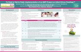 To Feed or Not to Feed: Implementation of an EBP Project ... · To Feed or Not to Feed: Implementation of an EBP Project on Infant Driven Feedings ... swaddling infant Remove infant