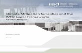 Development (IISD) Sustainable Development Subsidies and ... · Development contributes to sustainable development by advancing policy recommendations on international trade and investment,