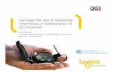 Logica UN-Spider2012-Leverage the Use of Geospatial … - Marc Kleemann - Leverage... · Leverage the Use of Geospatial Info mation in Collabo ation in Information in Collaboration