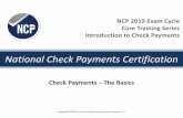 National Check Payments Certification ... negotiable instrument â€“Negotiable instrument is a draft