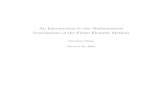 An Introduction to the Mathematical Foundations of …conteudo.icmc.usp.br/pessoas/gustavo.buscaglia/cursos/...An Introduction to the Mathematical Foundations of the Finite Element