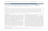 RESEARCH Open Access AL-FEC for streaming services in LTE E … · 2017-04-06 · Concerning the application of AL-FEC protection for broadcast and multicast services over wireless