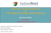 A Review of developments in The Global & Indian Steel Industry · 2019-08-02 · A Review of developments in The Global & Indian Steel Industry Monthly edition Issue No. 40 July 2019