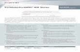 FortiGate/FortiWiFi 40F Datasheet · § Enables Fortinet and Fabric-ready partners’ products to provide broader visibility, integrated end-to-end detection, threat intelligence