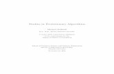 Studies in Evolutionary Algorithms - Beebo · CHAPTER 2. EVOLUTIONARY ALGORITHM DYNAMICS 6 Nevertheless, it is vital that this process be understood. Evolutionary algorithms have