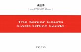 THE SENIOR COURTS COSTS OFFICE GUIDE 2018 · 2019-01-07 · The Senior Courts Costs Office Guide 2018 2 Part C - Applications 78 Section 20 - Applications in detailed assessment proceedings