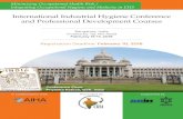 International Industrial Hygiene Conference and ... - ISTAR · International Industrial Hygiene Conference and Professional Development Courses Presented by Supported by Bangalore,