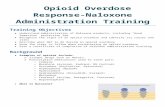 Training Objectives - Tennessee State Government - … · Web viewSpray one-half of the dosage into each nostril If the person’s symptoms return after the first dose of Naloxone,