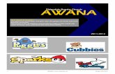 2011-2012 Awana Handbook (Parents) - Clover Sitesstorage.cloversites.com/ridgedalebaptistchurch/documents... · 2011-08-17 · hear your wise instruc-tion about the days events. You