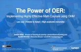 The Power of OER...Statistics 2,800+ Supported Question Types number, calculated number, multiple choice, ... “Physics is Phun” (goo.gl/Qg9cfF) by ShashiBellamkonda is ... Negotiated